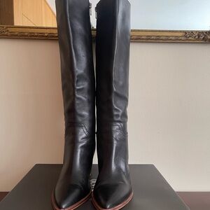Vince Camuto Black Leather Boots